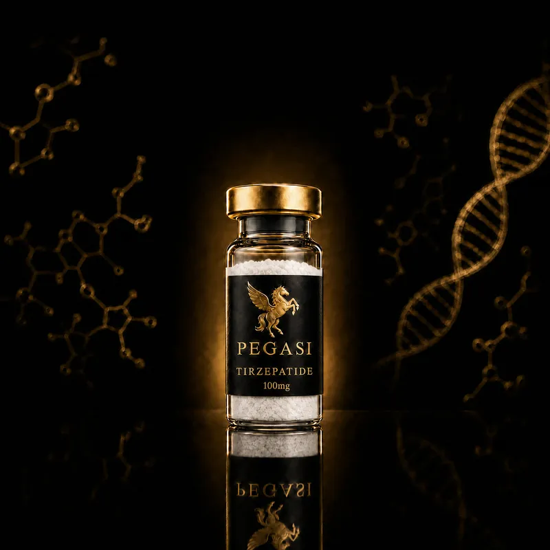 Tirzepatide 100mg — For Research Purposes Only. Not for human consumption.