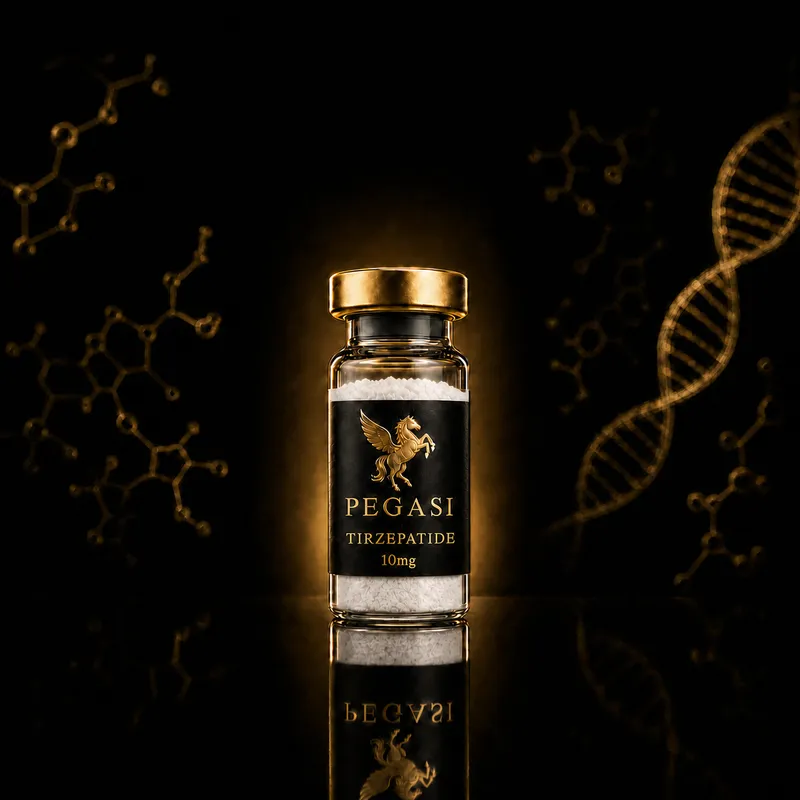 Tirzepatide 10mg — For Research Purposes Only. Not for human consumption.
