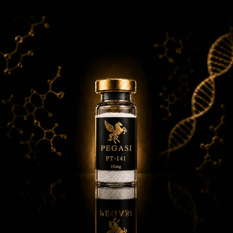 PT-141 10mg — For Research Purposes Only. Not for human consumption.