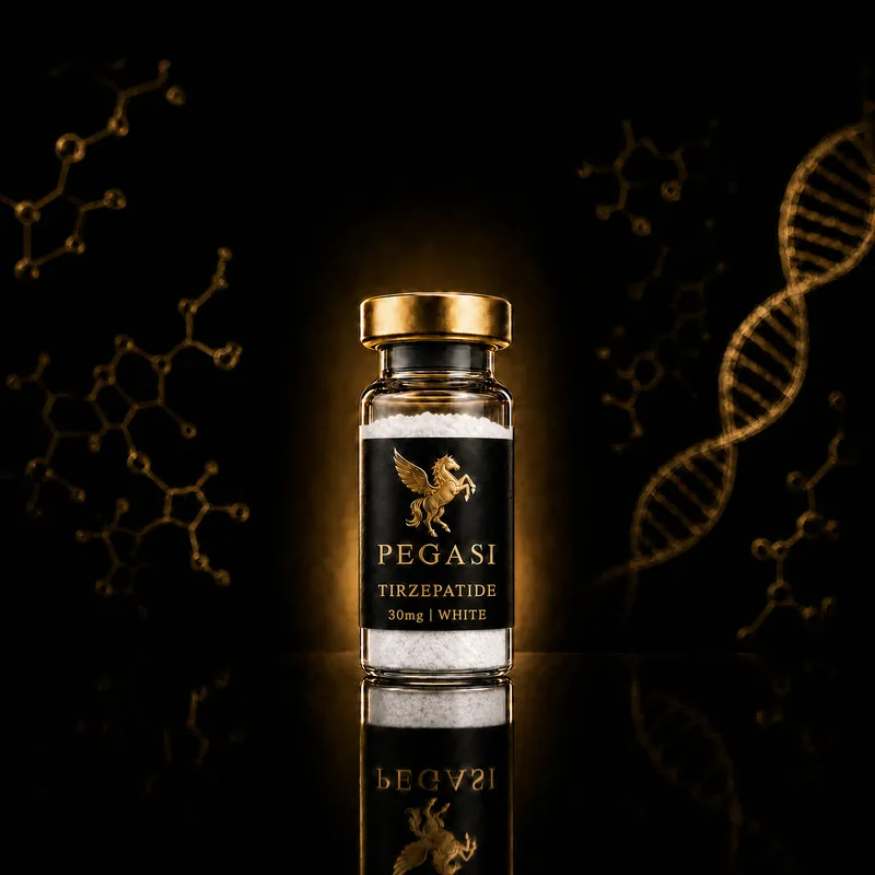 Tirzepatide 30mg — For Research Purposes Only. Not for human consumption.